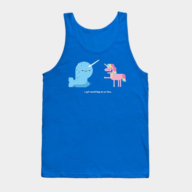 Norwall and the Jackass Unicorn Tank Top by craycrayowl